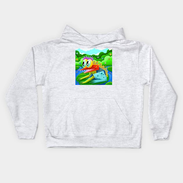 frog Kids Hoodie by jimmy's